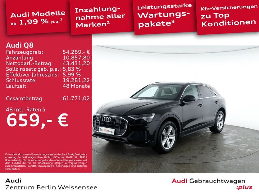 Audi Q8 42.612 km 52.989 € Berlin 13088