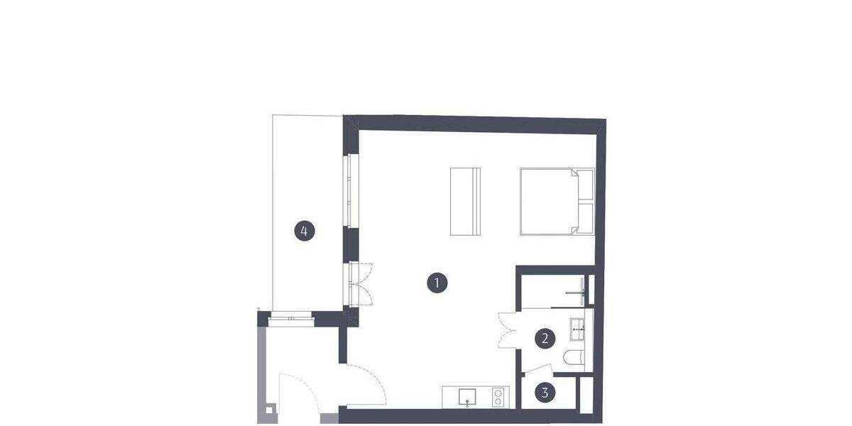 Etagenwohnung Berlin Mitte - 1 Zimmer, 52 m&sup2;, 1.390&euro; | Angebot:24694231