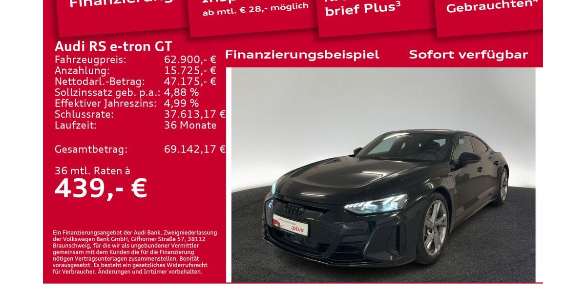 Audi RS e-tron GT 29.700 km 61.490 &euro; Berlin 12489