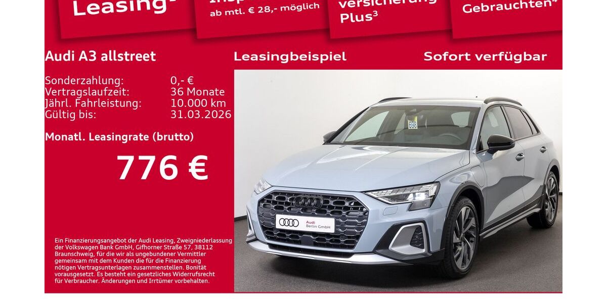 Audi A3 6.001 km 48.700 &euro; Berlin 12489