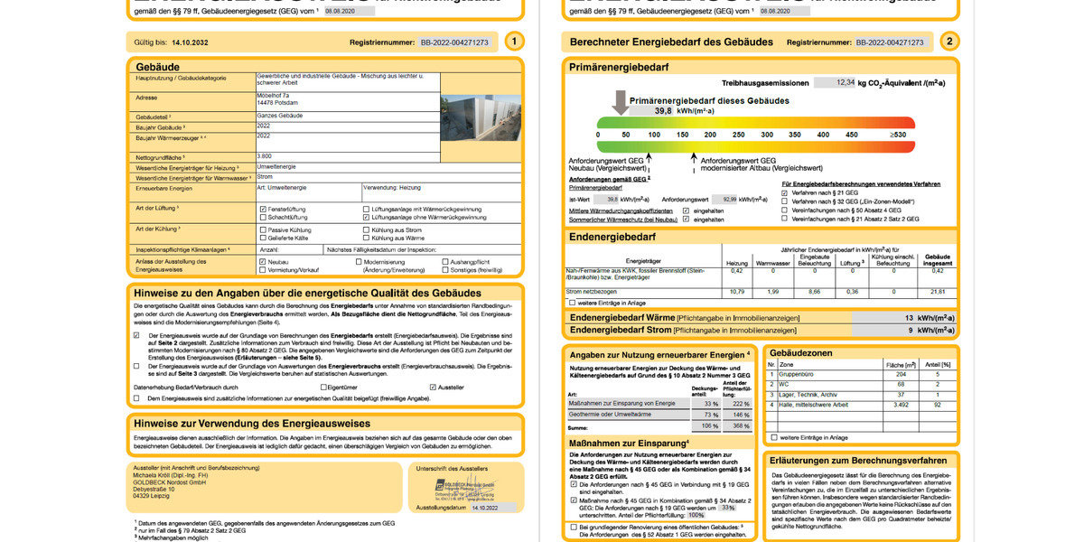 Gewerbeobjekt Potsdam Industriegelände - 4.350&euro; | Angebot:25468205