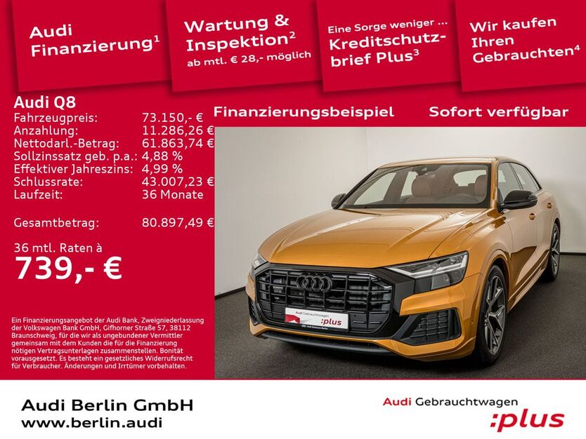 Audi Q8 8.800 km 73.150 € Berlin 10587