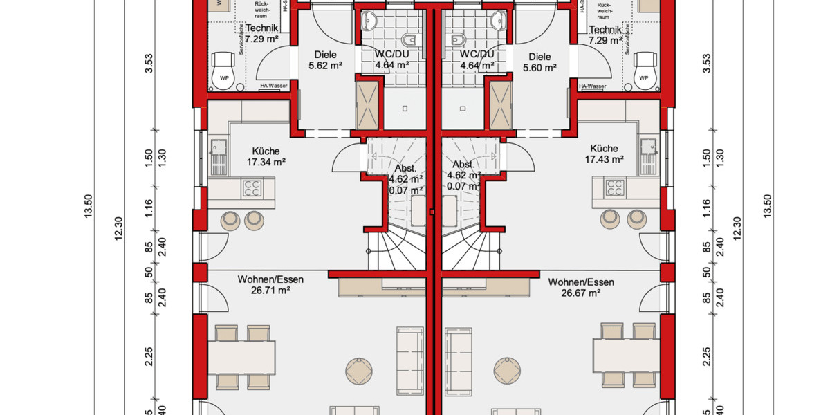Doppelhaushälfte Berlin Lankwitz - 6 Zimmer, 165 m&sup2;, 849.000&euro; | Angebot:26820208