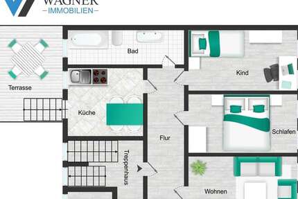 Wohnung zum Mieten in Chemnitz 473 € 98.45 m²