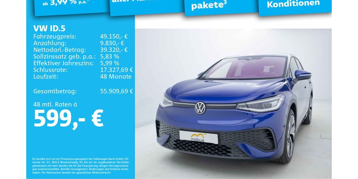 VW ID.5 10.000 km 49.150 € Berlin 13088