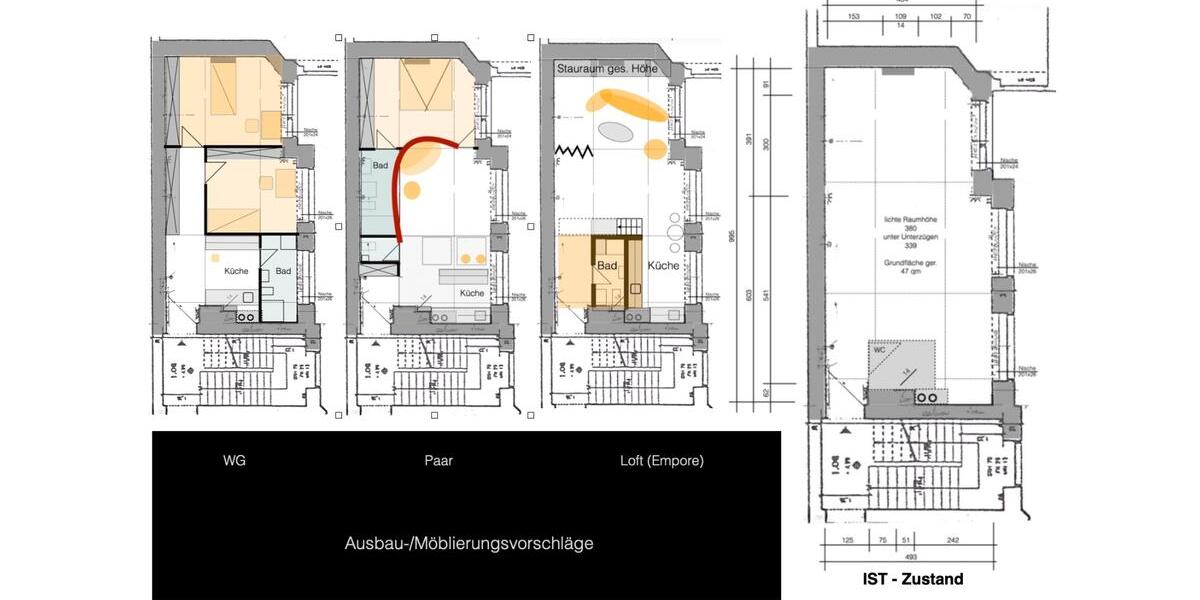Loft - Studio - Atelier Berlin Mitte - 1 Zimmer, 47 m&sup2;, 330.000&euro; | Angebot:26349840
