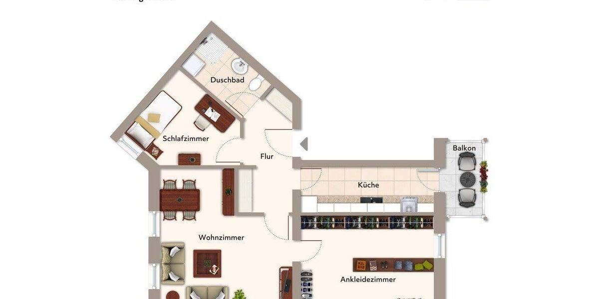 Etagenwohnung Potsdam Nördliche Innenstadt - 3 Zimmer, 71 m&sup2;, 499.000&euro; | Angebot:26806511