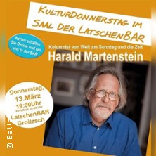 Harald Martenstein - Die Jubiläums-Show 19.09.2026 Berliner Kabarett-Theater Die Wühlmäuse