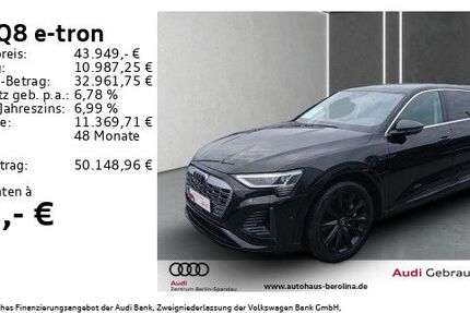 Audi Q8 e-tron 34.582 km 42.889 &euro; Berlin 13581