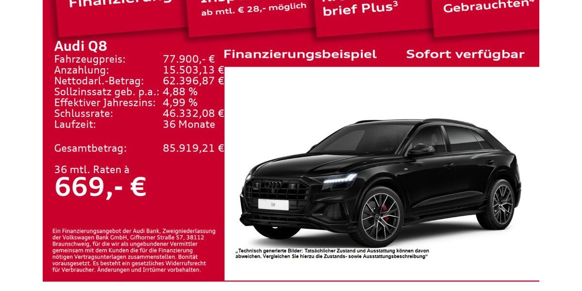 Audi Q8 51.600 km 73.900 &euro; Berlin 12489