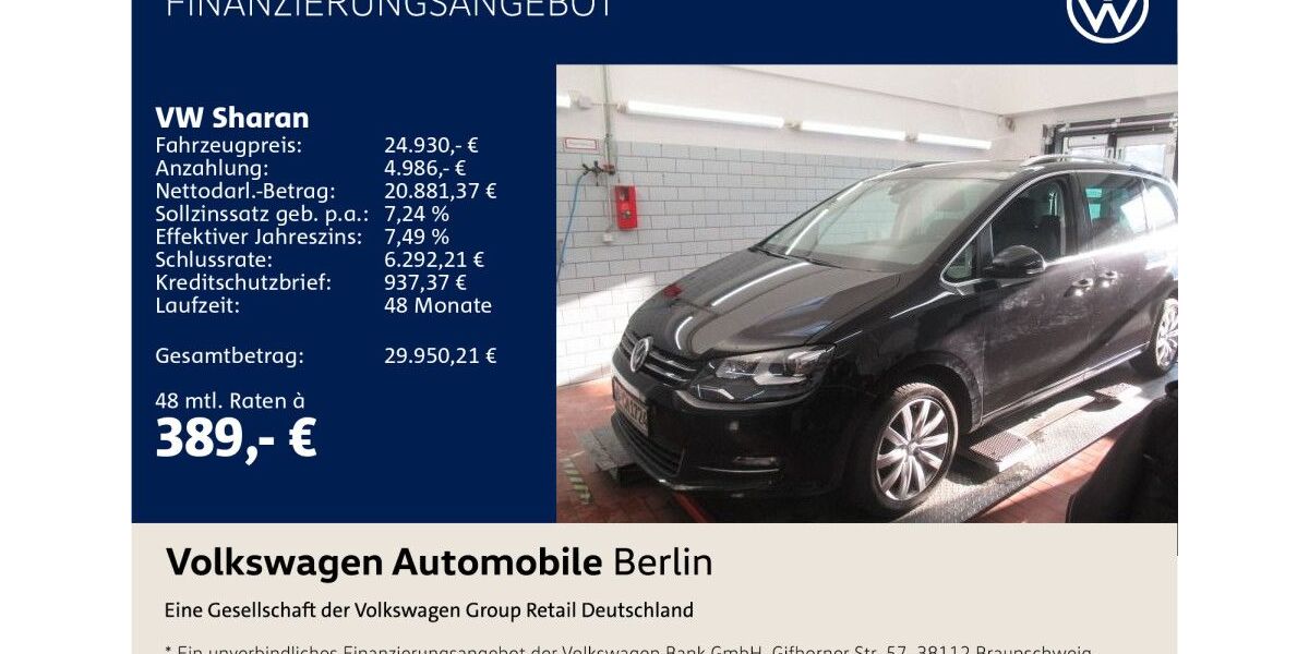 VW Sharan 103.980 km 24.930 &euro; Berlin 12681