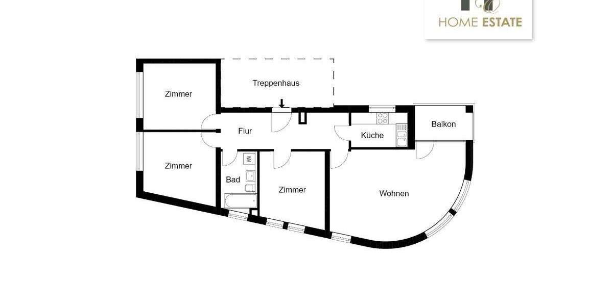 Etagenwohnung Teltow Ruhlsdorf - 4 Zimmer, 95 m&sup2;, 275.000&euro; | Angebot:26151818
