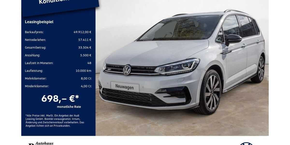 VW Touran 9.000 km 49.912 &euro; Potsdam 14482