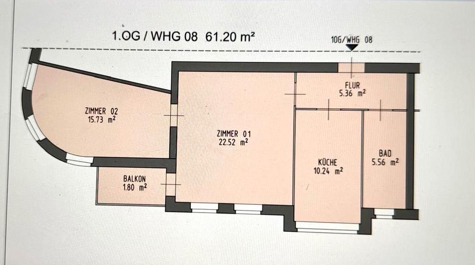 Etagenwohnung Berlin Steglitz-Zehlendorf - 2 Zimmer, 62 m&sup2;, 380.000&euro; | Angebot:26648018