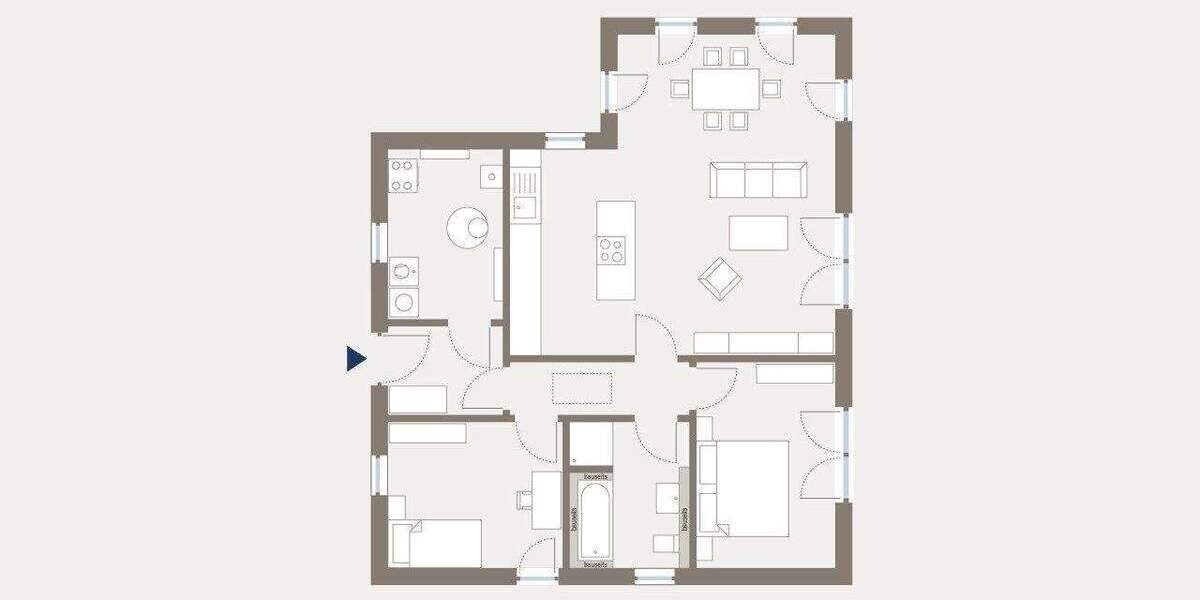 Bungalow Dallgow-Döberitz Rohrbeck - 3 Zimmer, 88 m&sup2;, 225.629&euro; | Angebot:25710524