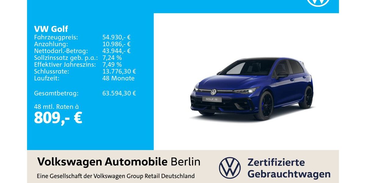 VW Golf 2.573 km 54.930 &euro; Berlin 12681
