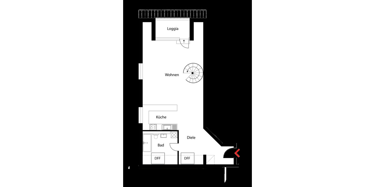 Etagenwohnung Falkensee - 1 Zimmer, 86 m&sup2;, 350.000&euro; | Angebot:25779271