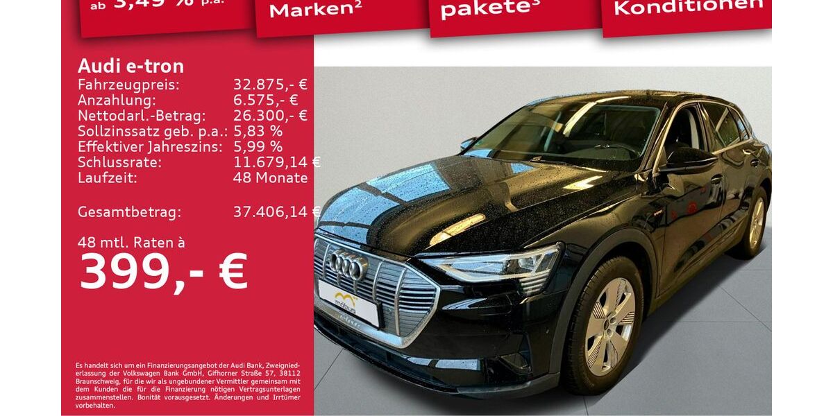 Audi e-tron 57.405 km 32.875 € Berlin 13088