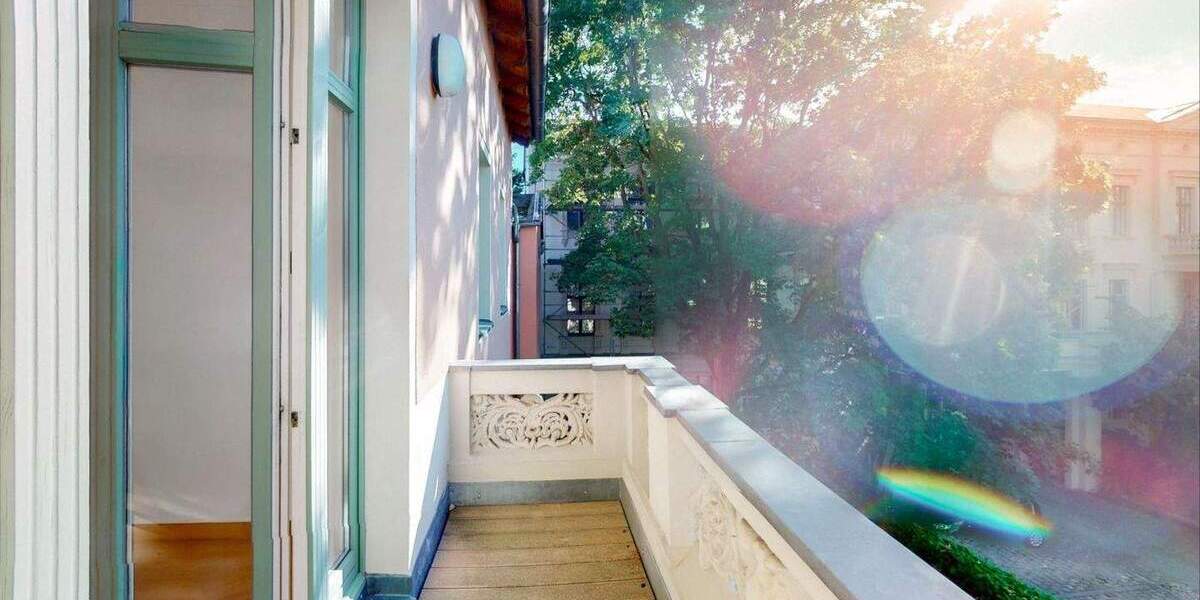 Großer Balkon: Modernisierte Altbauwohnung in der nördlichen Innenstadt 2 zimmer