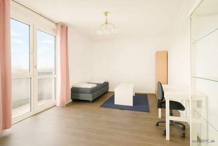Furnished 3-room apartment with loggia - ideal for a shared flat 3 zimmer