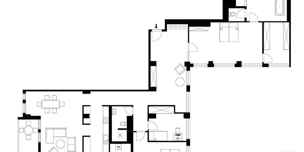 Etagenwohnung Berlin Mitte - 5 Zimmer, 213 m&sup2;, 4.500&euro; | Angebot:25750234