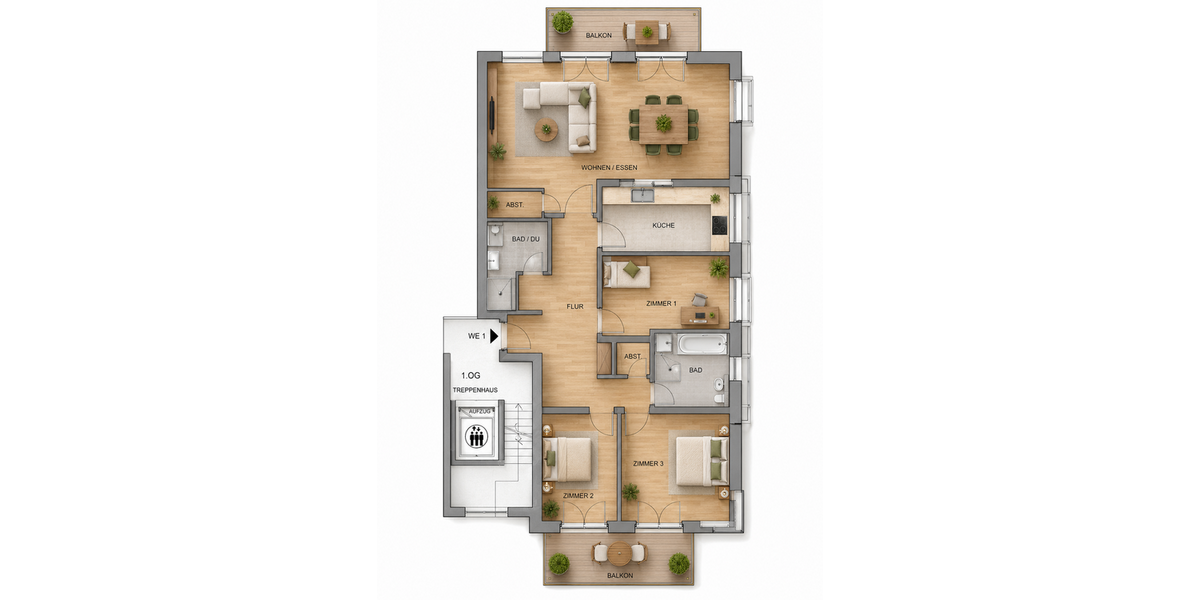 Etagenwohnung Babelsberg Babelsberg - 4 Zimmer, 140 m&sup2;, 940.000&euro; | Angebot:26897611